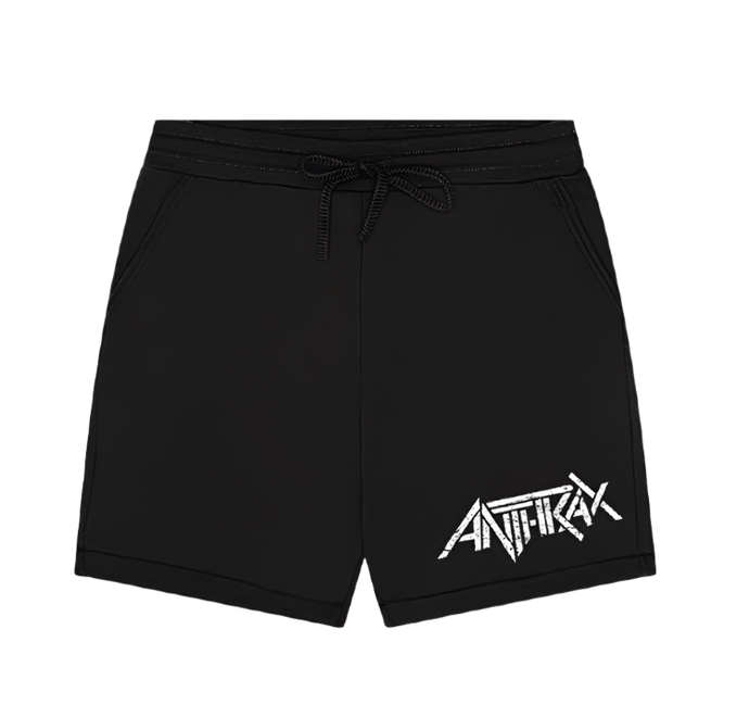 Black and White Vintage Logo Shorts